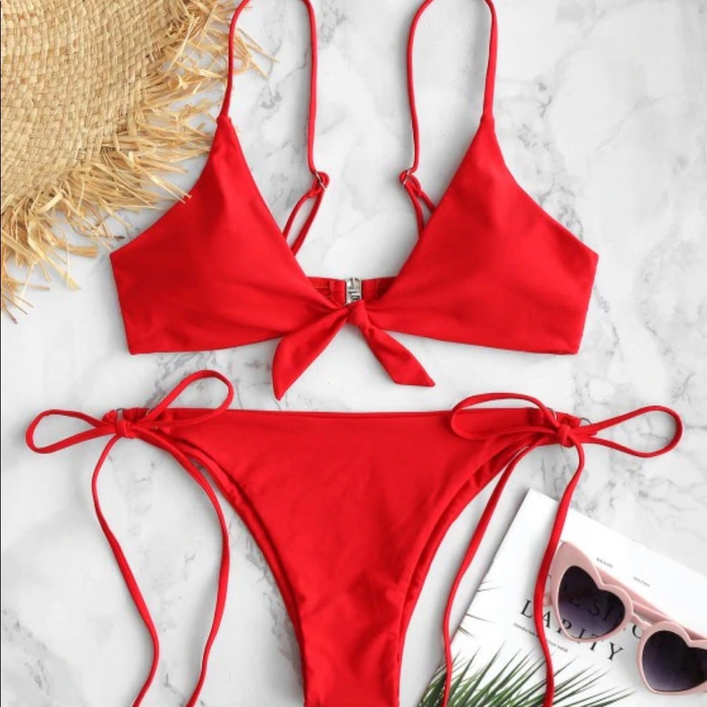 Red bikini from ZAFUL never worn